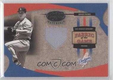 2005 Leaf Certified Materials - Fabric of the Game #FG-146 - Hideo Nomo /100