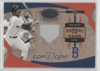 2005 Leaf Certified Materials - Fabric of the Game #FG-61 - Jim Rice /50