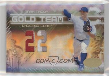 2005 Leaf Certified Materials - Gold Team - Mirror Jersey Numbers Materials Prime #GT-16 - Mark Prior /25