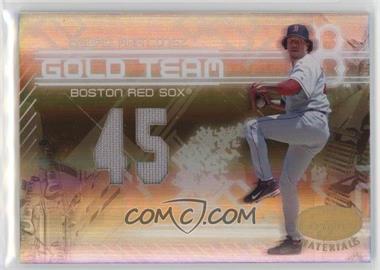 2005 Leaf Certified Materials - Gold Team - Mirror Jersey Numbers Materials #GT-20 - Pedro Martinez /100