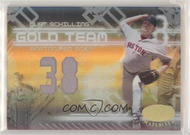 2005 Leaf Certified Materials - Gold Team - Mirror Jersey Numbers Materials #GT-5 - Curt Schilling /250 [EX to NM]
