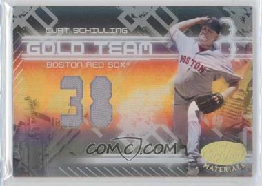 2005 Leaf Certified Materials - Gold Team - Mirror Jersey Numbers Materials #GT-5 - Curt Schilling /250