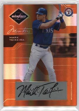 2005 Leaf Limited - [Base] - Monikers Bronze #112 - Mark Teixeira /100