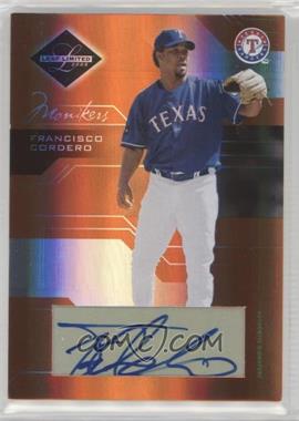 2005 Leaf Limited - [Base] - Monikers Bronze #33 - Francisco Cordero /25