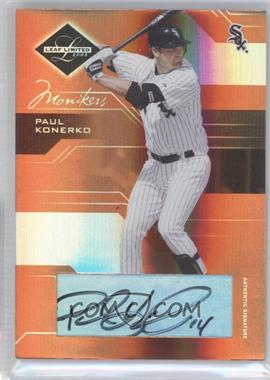 2005 Leaf Limited - [Base] - Monikers Bronze #74 - Paul Konerko /50