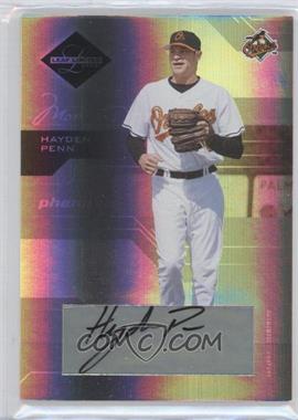 2005 Leaf Limited - [Base] - Monikers Silver #176 - Hayden Penn /25