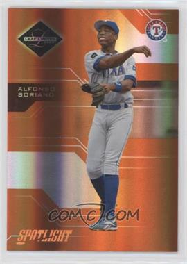 2005 Leaf Limited - [Base] - Spotlight Bronze #107 - Alfonso Soriano /99