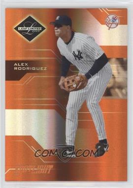 2005 Leaf Limited - [Base] - Spotlight Bronze #115 - Alex Rodriguez /99