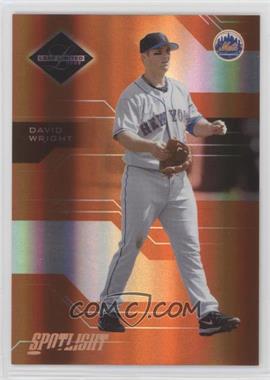 2005 Leaf Limited - [Base] - Spotlight Bronze #141 - David Wright /99 [Noted]