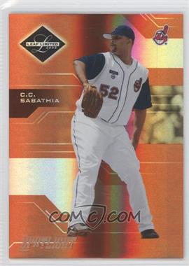 2005 Leaf Limited - [Base] - Spotlight Bronze #146 - CC Sabathia /99