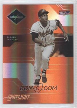 2005 Leaf Limited - [Base] - Spotlight Bronze #161 - Hank Aaron /99