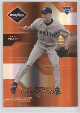 2005 Leaf Limited - [Base] - Spotlight Bronze #32 - Jake Peavy /99