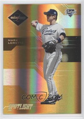 2005 Leaf Limited - [Base] - Spotlight Gold #139 - Mark Loretta /25