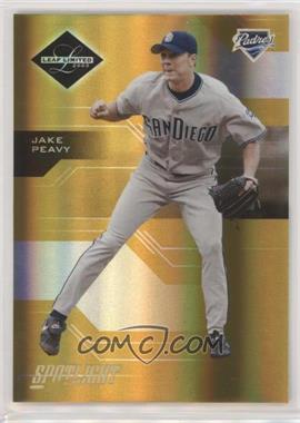 2005 Leaf Limited - [Base] - Spotlight Gold #32 - Jake Peavy /25