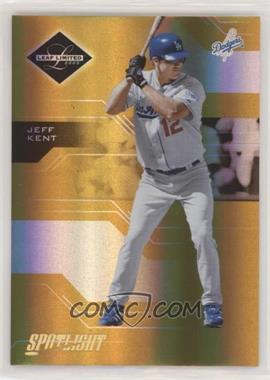 2005 Leaf Limited - [Base] - Spotlight Gold #47 - Jeff Kent /25