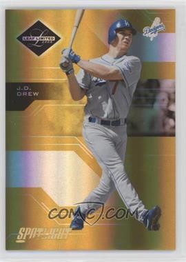 2005 Leaf Limited - [Base] - Spotlight Gold #52 - J.D. Drew /25