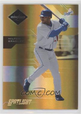 2005 Leaf Limited - [Base] - Spotlight Gold #71 - Milton Bradley /25 [EX to NM]