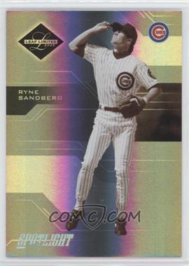 2005 Leaf Limited - [Base] - Spotlight Silver #152 - Ryne Sandberg /50