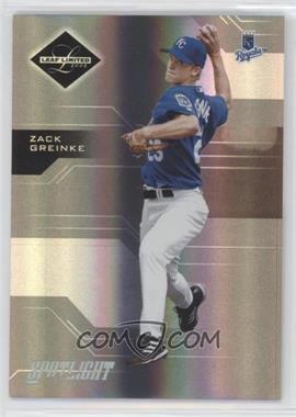 2005 Leaf Limited - [Base] - Spotlight Silver #72 - Zack Greinke /50 [EX to NM]