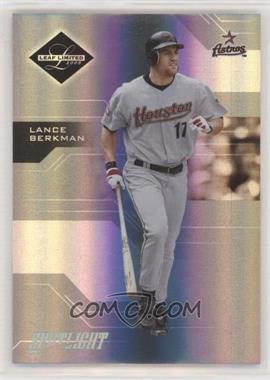 2005 Leaf Limited - [Base] - Spotlight Silver #79 - Lance Berkman /50