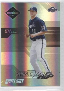 2005 Leaf Limited - [Base] - Spotlight Silver #90 - Lyle Overbay /50