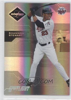 2005 Leaf Limited - [Base] - Spotlight Silver #98.1 - Shannon Stewart (Serial Numbered to 50) /50