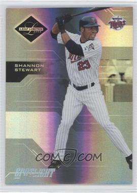 2005 Leaf Limited - [Base] - Spotlight Silver #98.1 - Shannon Stewart (Serial Numbered to 50) /50