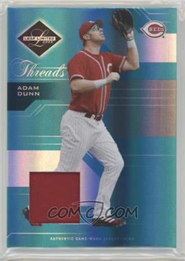 2005 Leaf Limited - [Base] - Threads Jerseys Prime #42 - Adam Dunn /100
