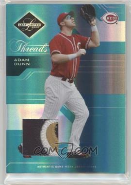 2005 Leaf Limited - [Base] - Threads Jerseys Prime #42 - Adam Dunn /100