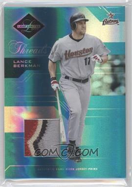 2005 Leaf Limited - [Base] - Threads Jerseys Prime #79 - Lance Berkman /100