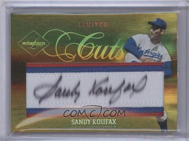 2005 Leaf Limited - Limited Cuts - Gold #LC-4 - Sandy Koufax /30