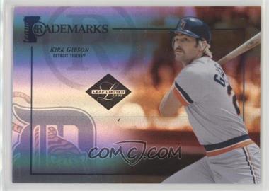 2005 Leaf Limited - Team Trademarks - Holofoil #TT-16 - Kirk Gibson /10