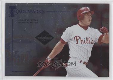 2005 Leaf Limited - Team Trademarks #TT-34 - Lenny Dykstra /50