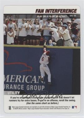 2005 MLB Showdown - Strategy #S43 - Utility - Fan Interference