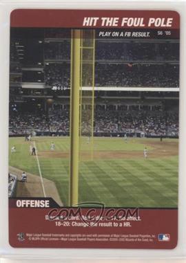 2005 MLB Showdown - Strategy #S6 - Offense - Hit the Foul Pole