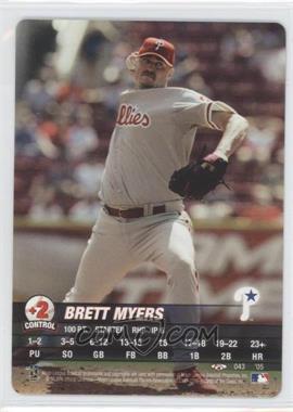 2005 MLB Showdown Trading Deadline - [Base] #043 - Brett Myers