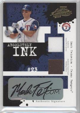 2005 Playoff Absolute Memorabilia - Absolutely Ink - Double Materials #AI-23 - Mark Teixeira /50