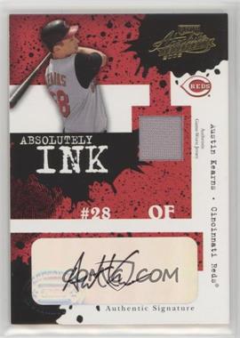 2005 Playoff Absolute Memorabilia - Absolutely Ink - Single Materials #AI-73 - Austin Kearns /50 [EX to NM]