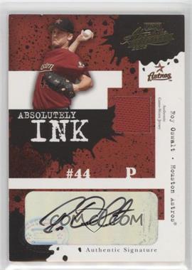 2005 Playoff Absolute Memorabilia - Absolutely Ink - Single Materials #AI-84 - Roy Oswalt /50