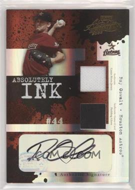 2005 Playoff Absolute Memorabilia - Absolutely Ink - Spectrum Double Materials #AI-84 - Roy Oswalt /10
