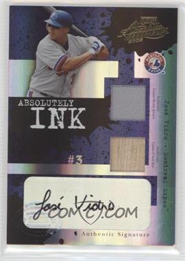 2005 Playoff Absolute Memorabilia - Absolutely Ink - Spectrum Double Materials #AI-89 - Jose Vidro /25 [Noted]