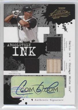 2005 Playoff Absolute Memorabilia - Absolutely Ink - Triple Materials #AI-45 - Carlos Lee /50