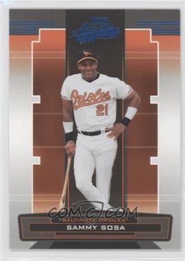 2005 Playoff Absolute Memorabilia - [Base] - Blue #67 - Sammy Sosa