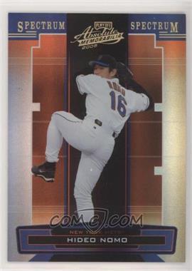 2005 Playoff Absolute Memorabilia - [Base] - Spectrum Gold #127 - Hideo Nomo /50