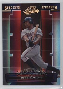 2005 Playoff Absolute Memorabilia - [Base] - Spectrum Gold #141 - Jose Guillen /50