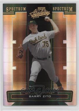 2005 Playoff Absolute Memorabilia - [Base] - Spectrum Gold #46 - Barry Zito /10