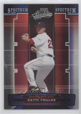 2005 Playoff Absolute Memorabilia - [Base] - Spectrum Silver #144 - Keith Foulke /150 [EX to NM]