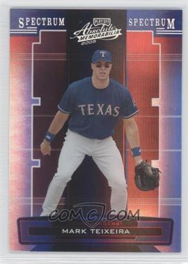 2005 Playoff Absolute Memorabilia - [Base] - Spectrum Silver #50 - Mark Teixeira /100