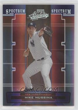 2005 Playoff Absolute Memorabilia - [Base] - Spectrum Silver #78 - Mike Mussina /100