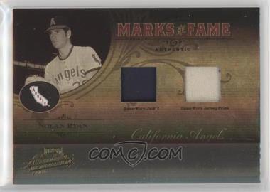 2005 Playoff Absolute Memorabilia - Marks of Fame - Spectrum Double Materials Prime #MF-49 - Nolan Ryan /25